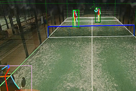 Virtual trainer for indoor game